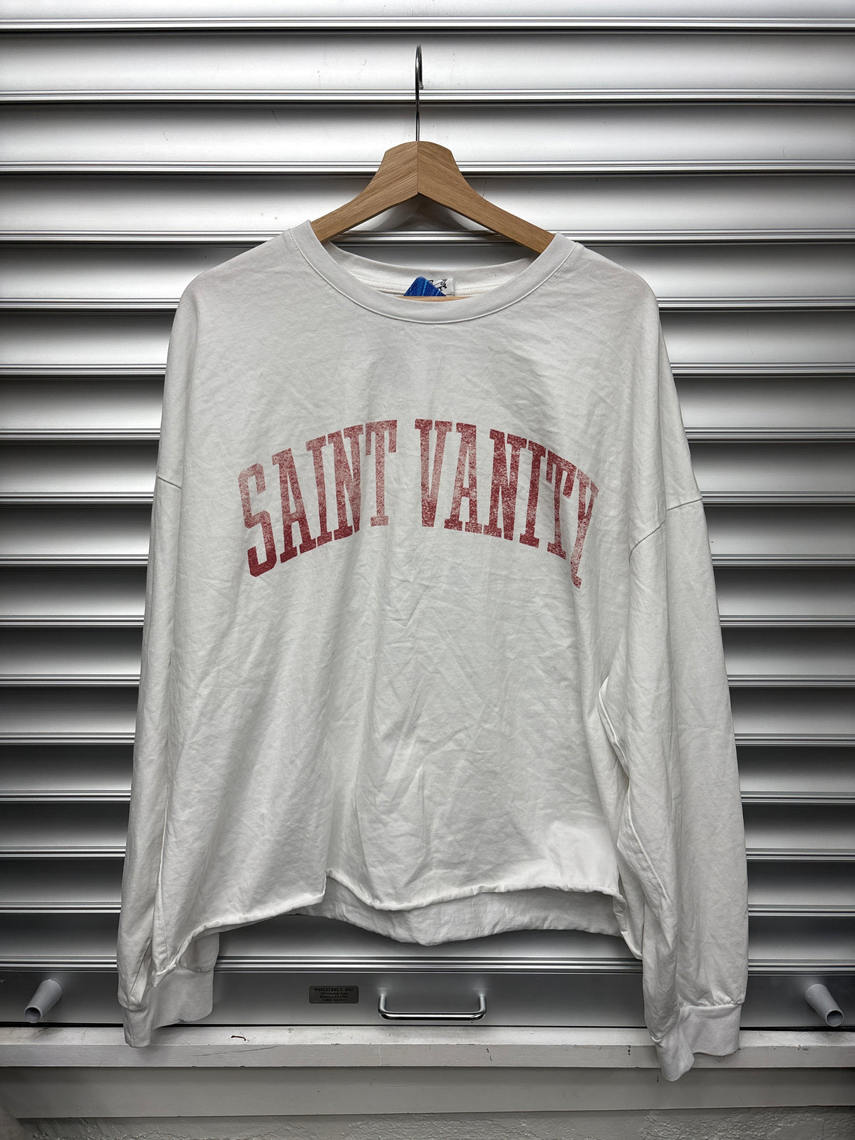 Saint Vanity White Longsleeve - XL**