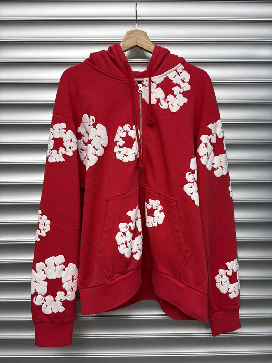 Denim Tears Red Zip Up - M