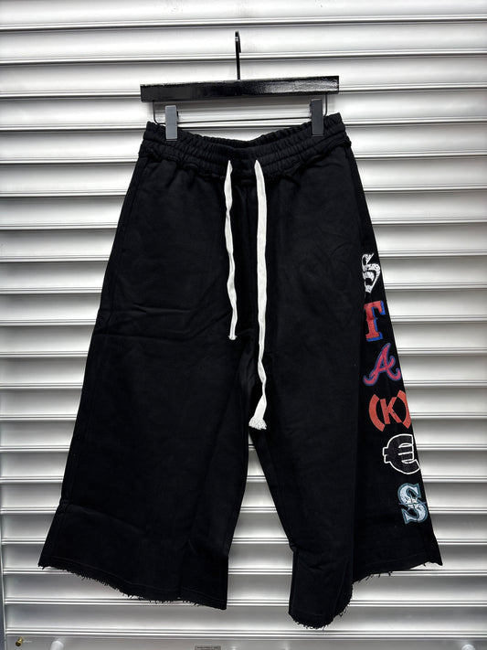 High Stakes Black Sports Shorts - S**