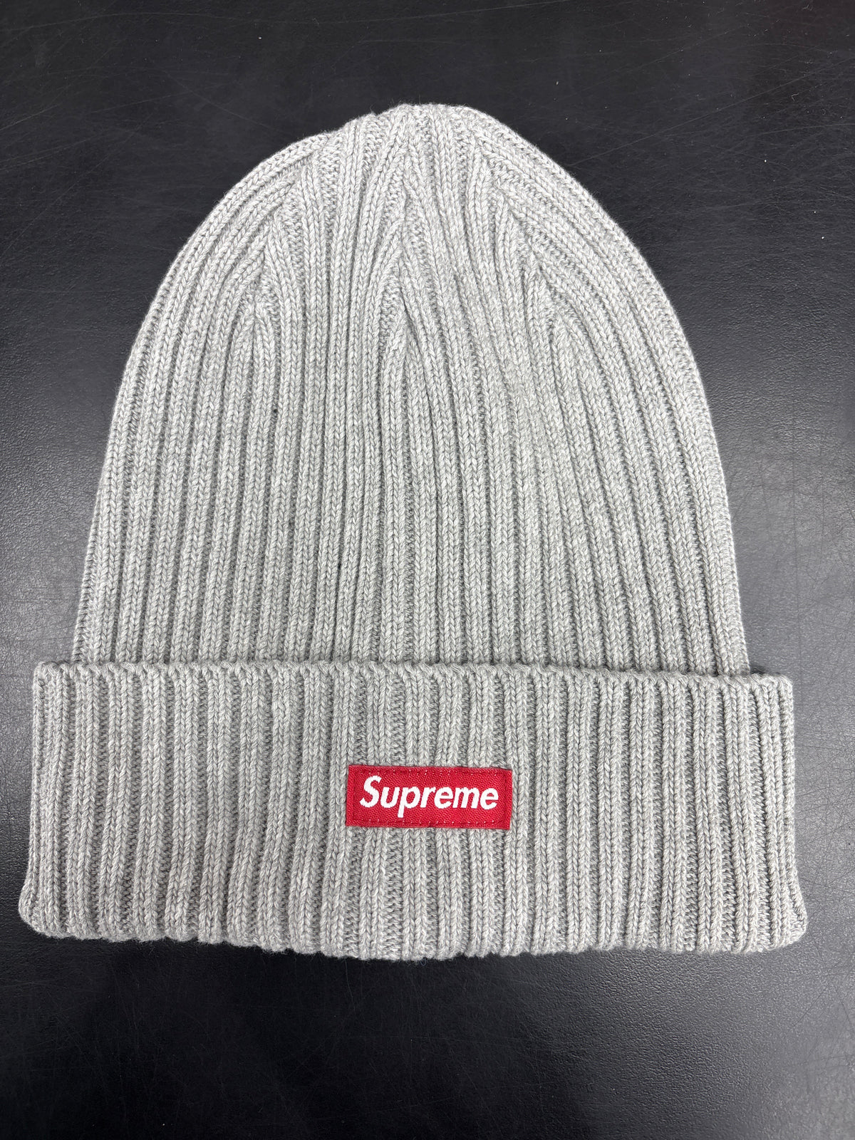 Supreme Grey Loose Gauge Beanie**