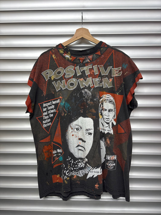 Vintage Positive Women Tee - L