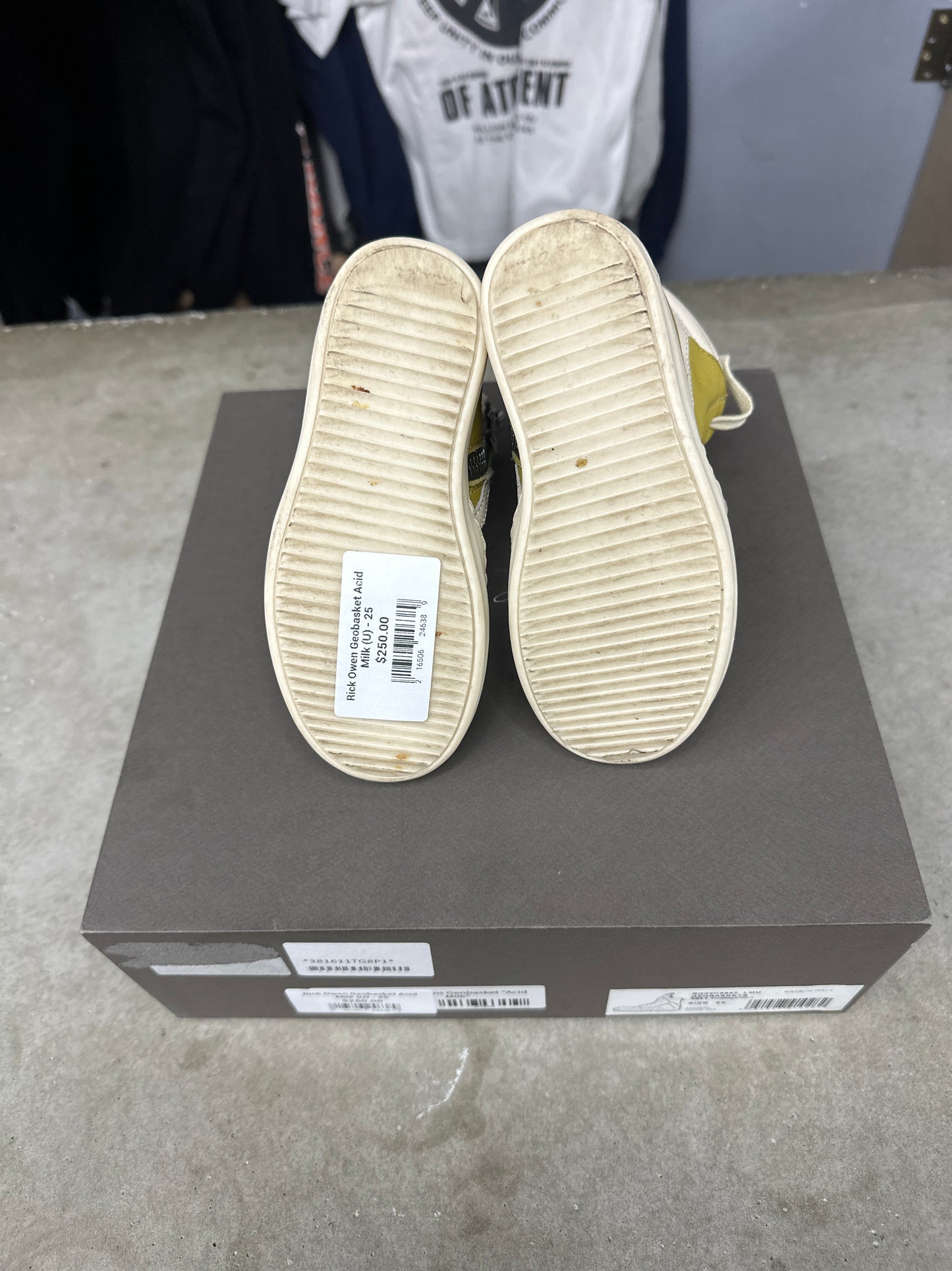 Rick Owen Geobasket Acid Milk (U) - 25