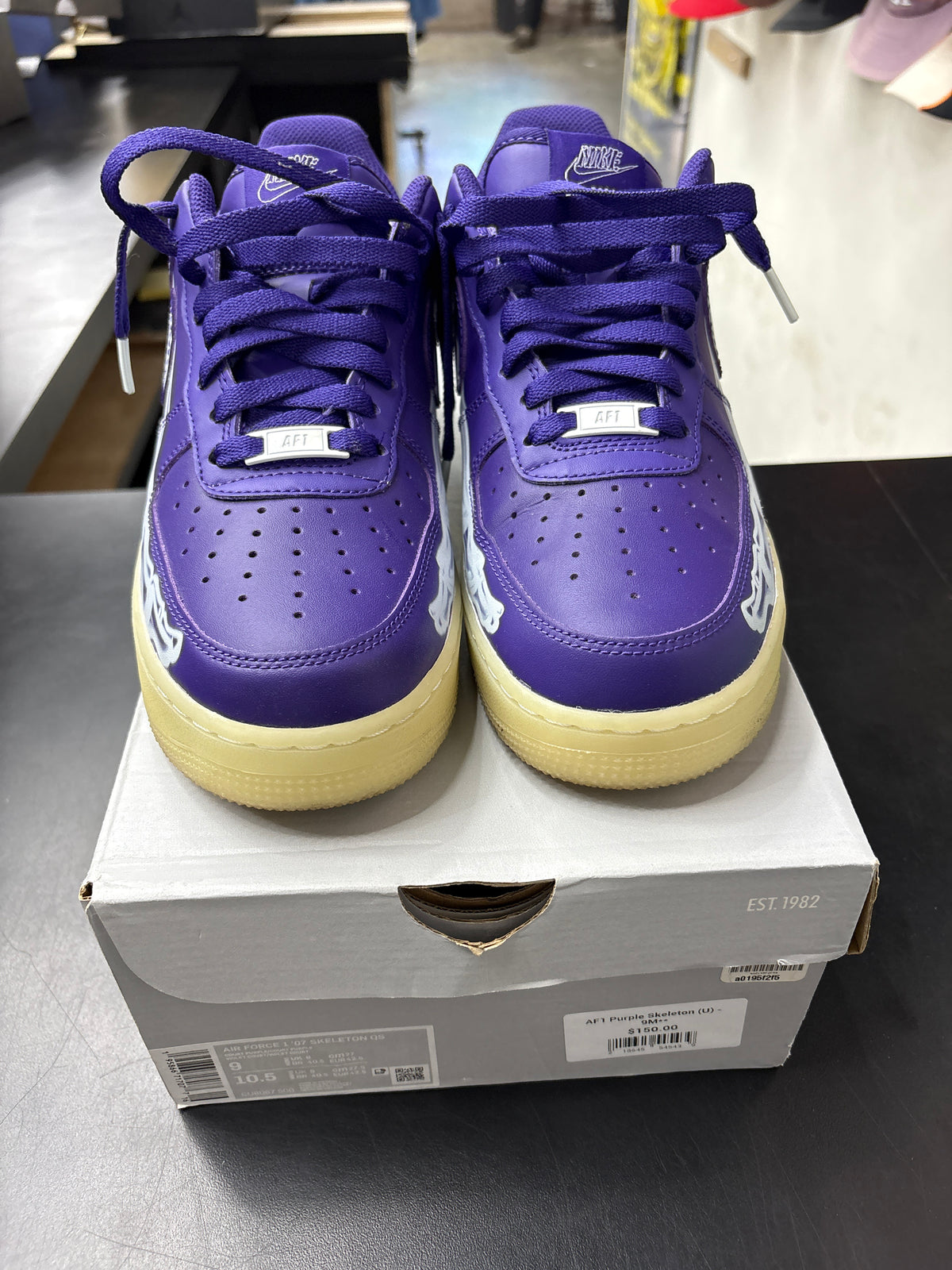 AF1 Purple Skeleton (U) - 9M**