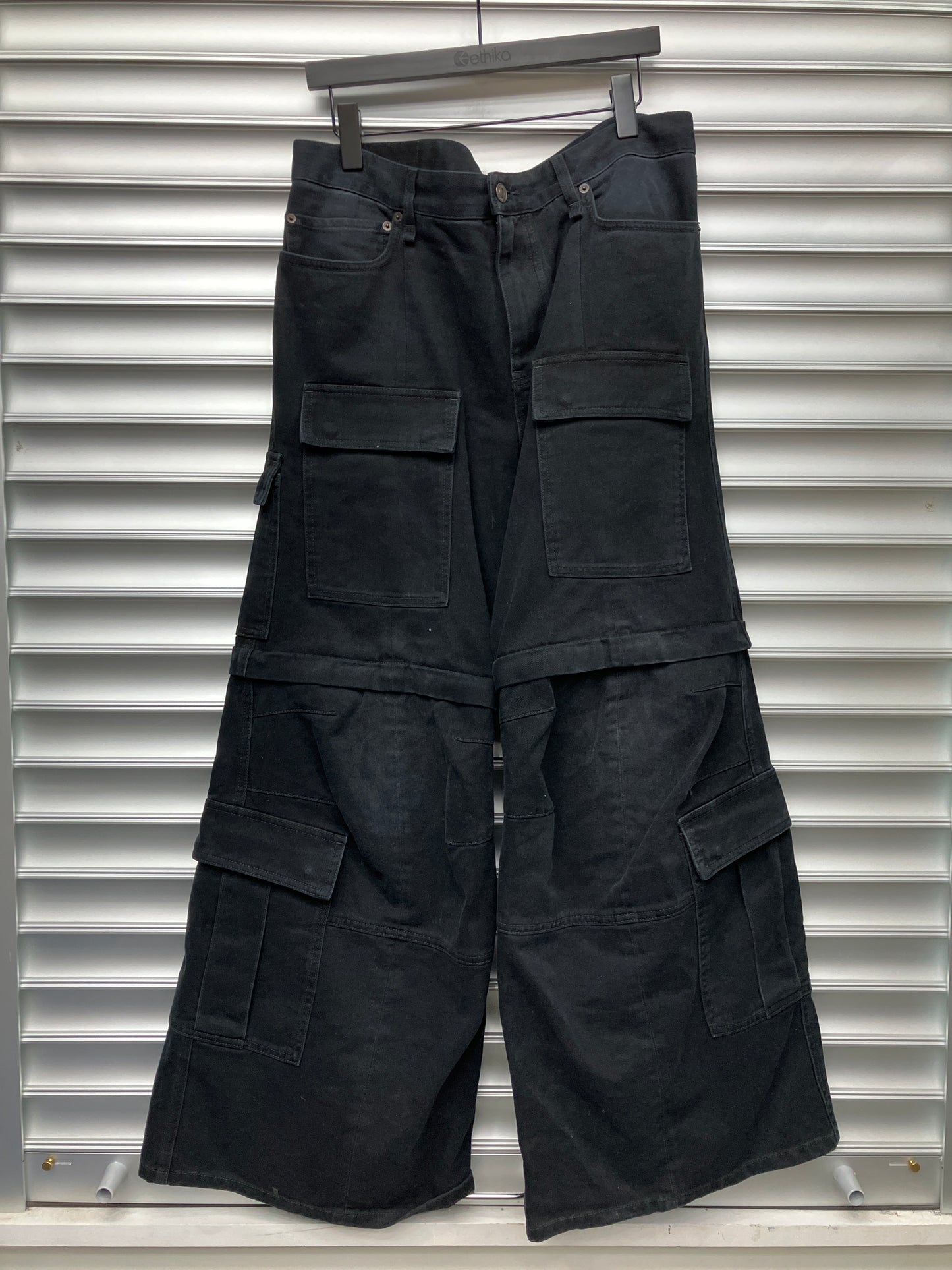 Balenciaga Convertibke Cargo Flare Denim - M