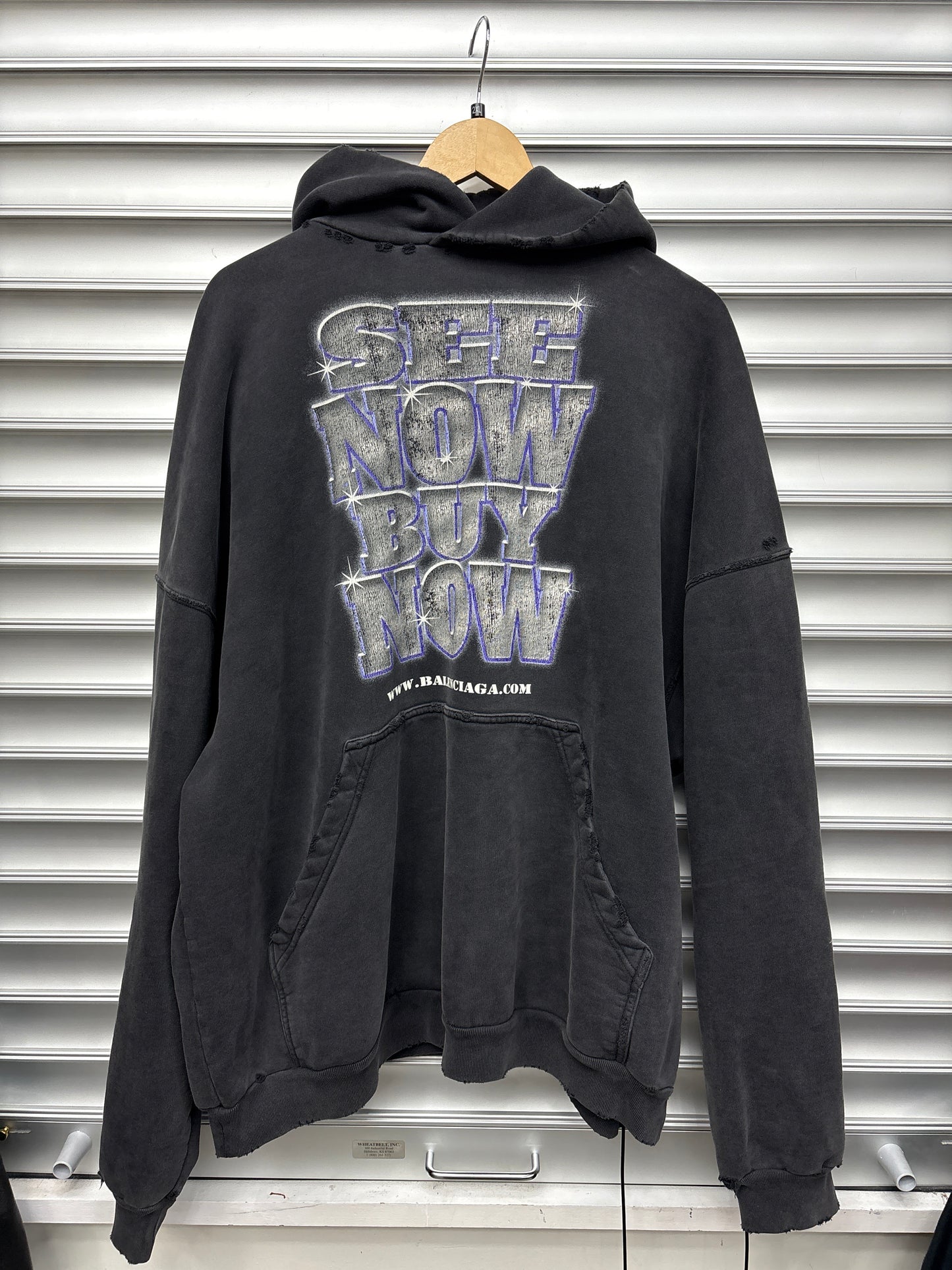 Balenciaga See Now Buy Now Hoodie - XL**