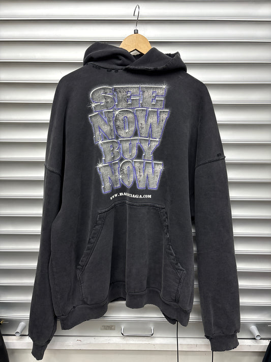 Balenciaga See Now Buy Now Hoodie - XL**
