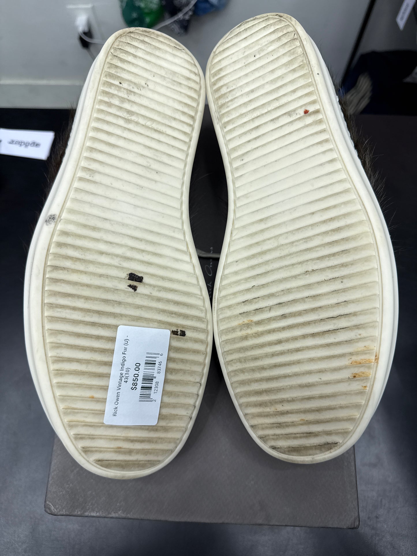 Rick Owen Vintage Indigo Fur (U) - 43(10)