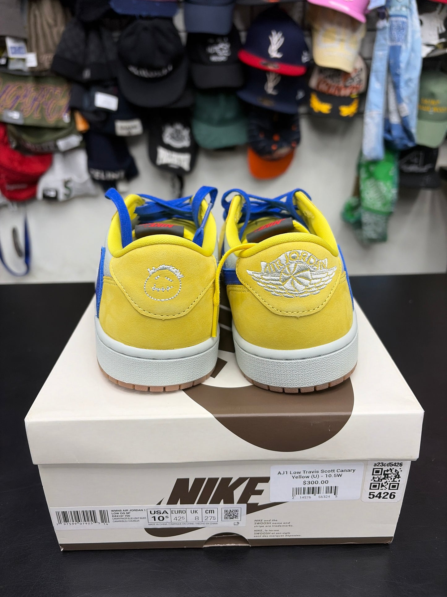 AJ1 Low Travis Scott Canary Yellow (U) - 10.5W