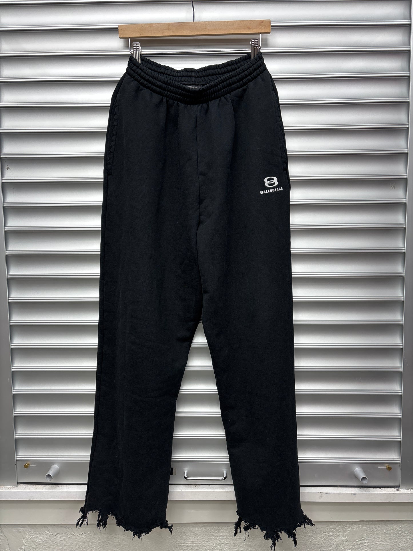 Balenciaga Unity Logo Fringe Sweats - S