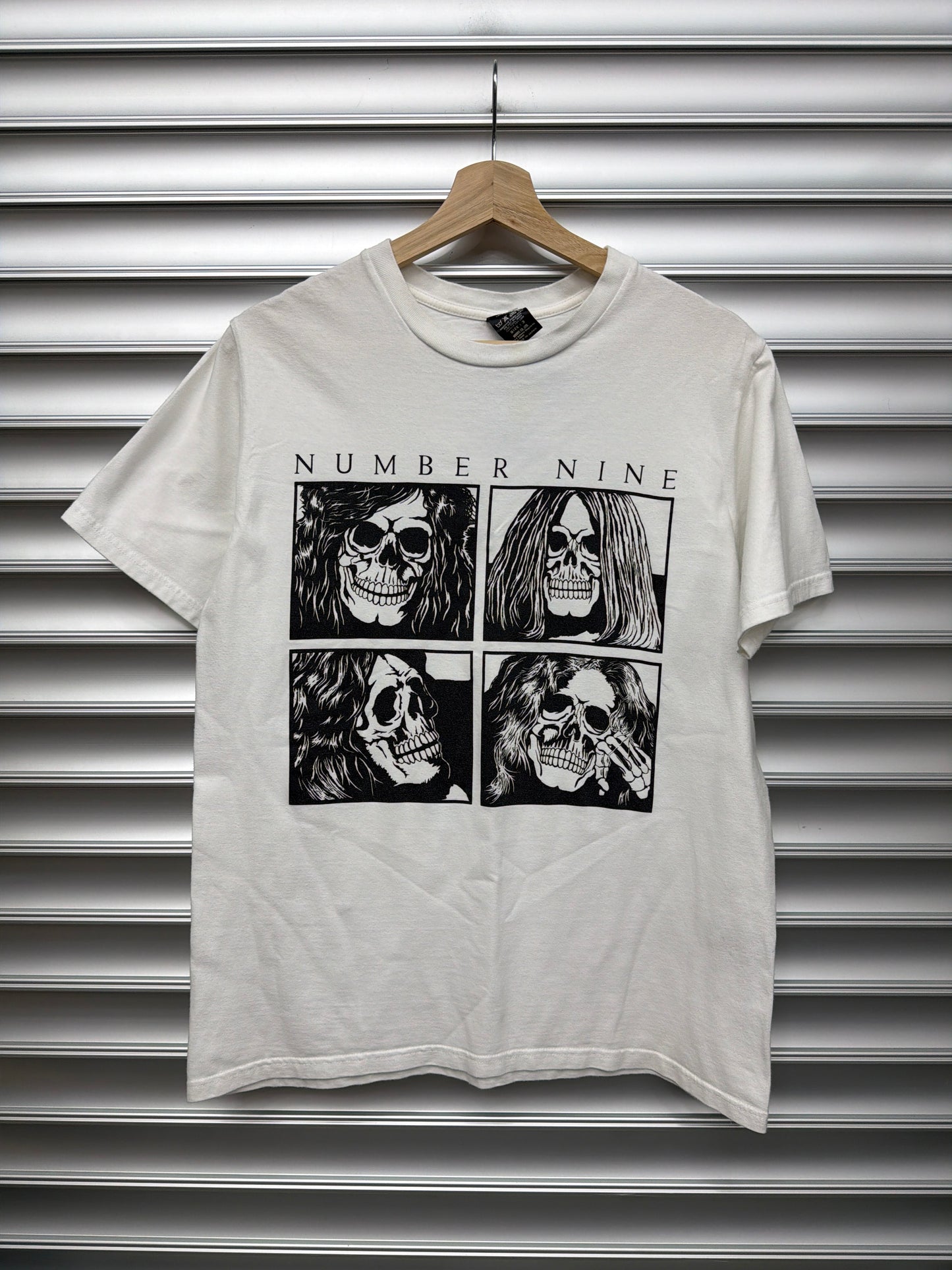 Number Nine White Skull Tee - 3