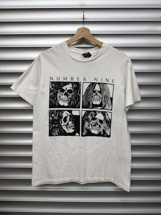 Number Nine White Skull Tee - 3