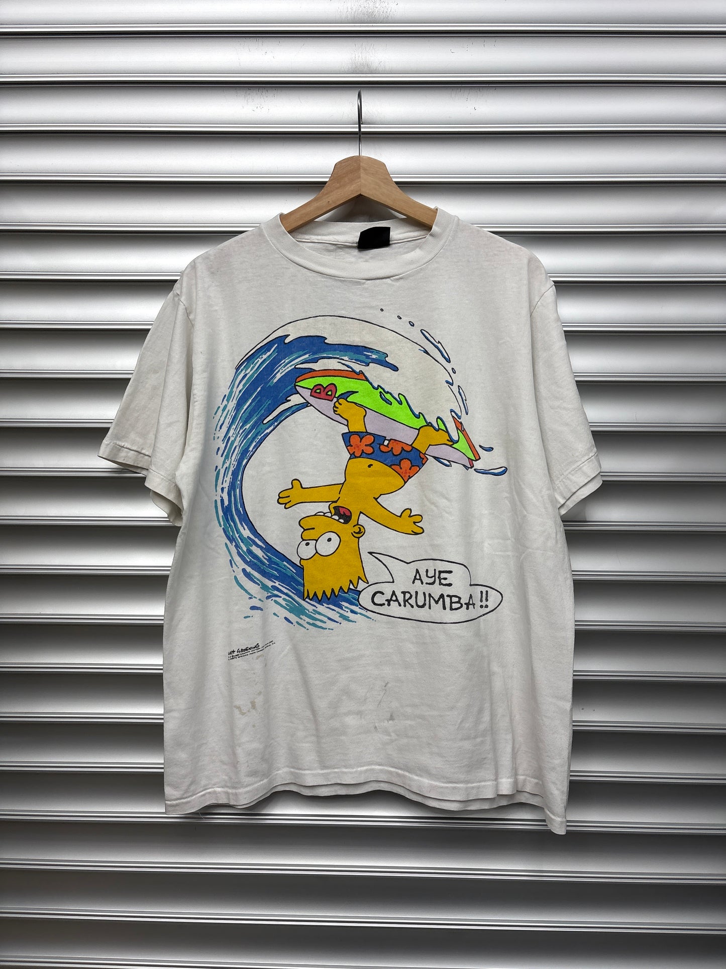 Vintage Bart Simpson Surf Tee - L
