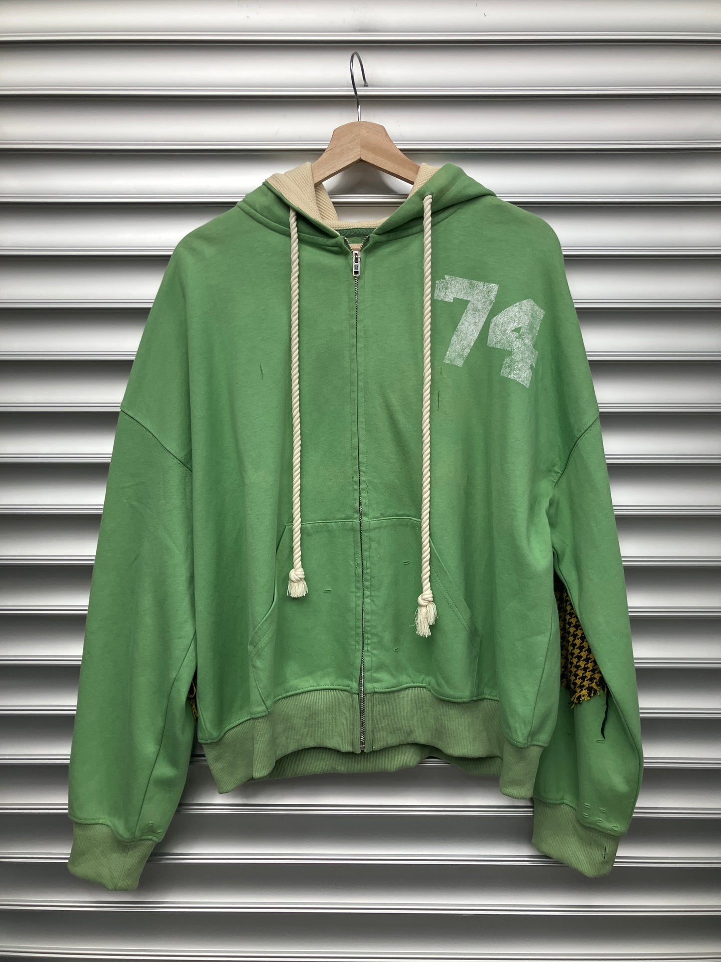 Green 74 Hoodie - L