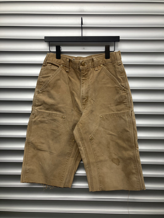 Vintage Tan Carhartt Double Knees Shorts - 30