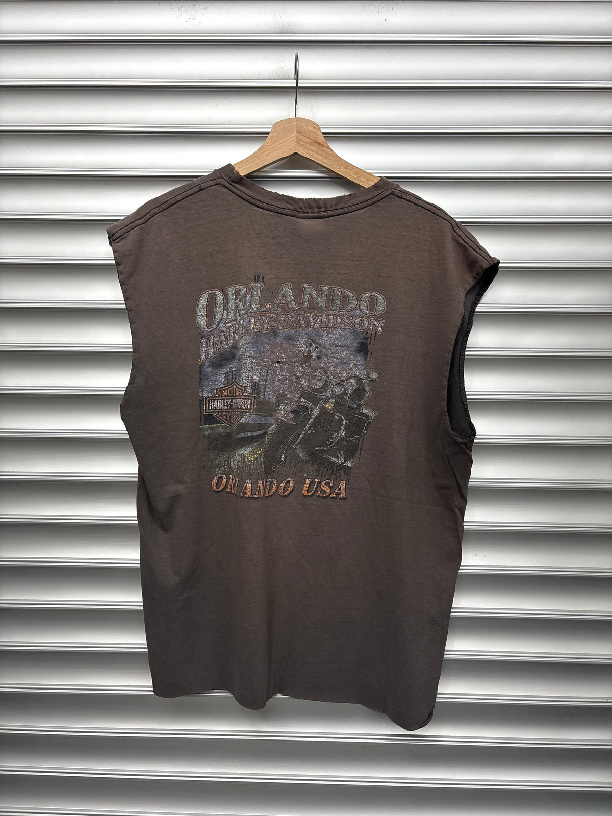 Vintage Harley Wings Cutoff - XL**