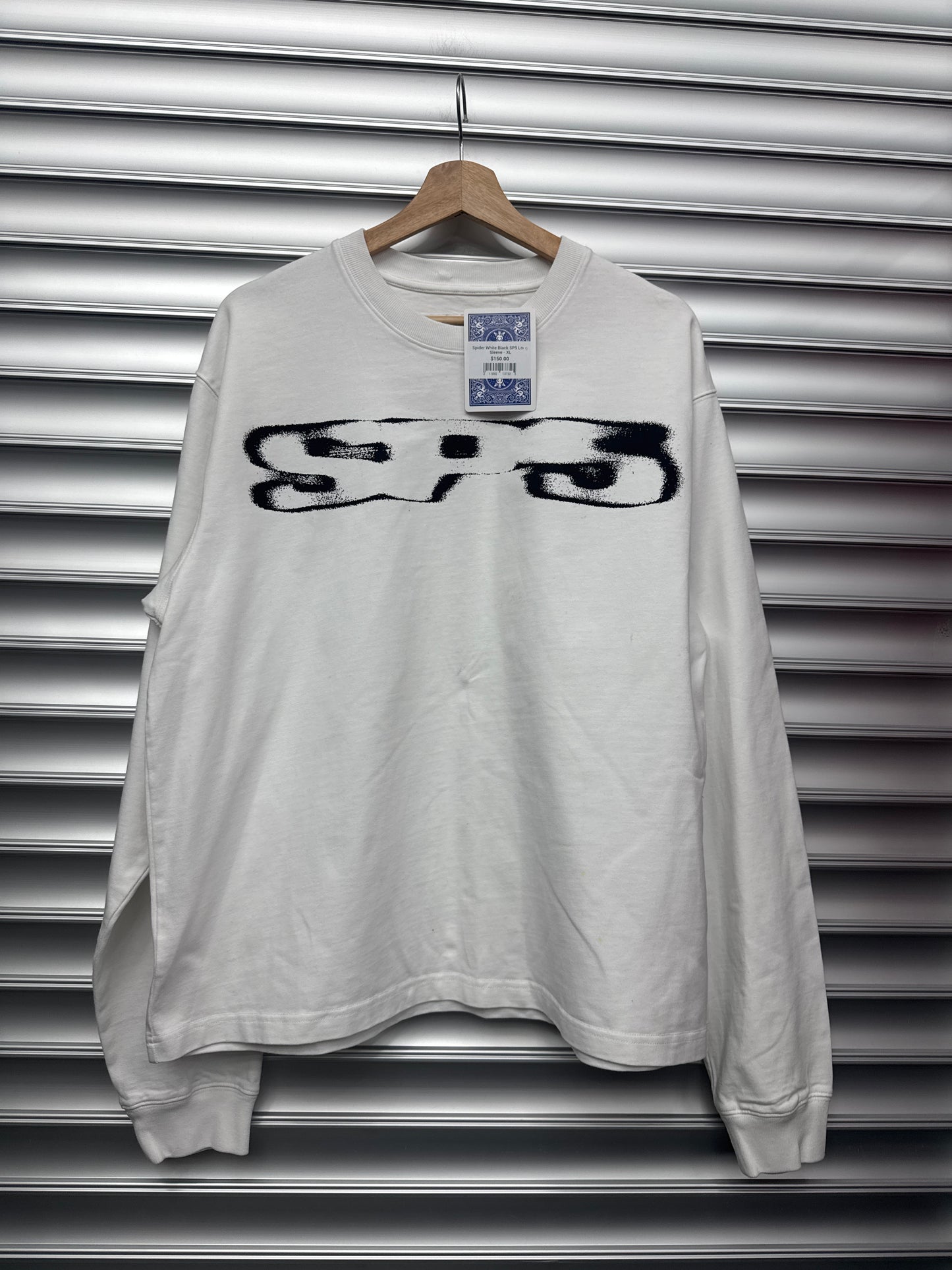 Spider White Black SP5 Long Sleeve - XL