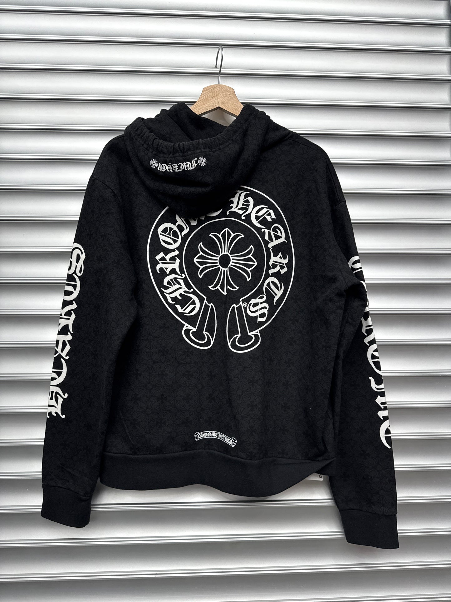 Chrome Hearts Black Monogram Hoodie - S