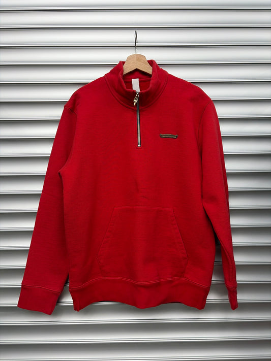 Chrome Heart Red King Taco Quarter Zip - M