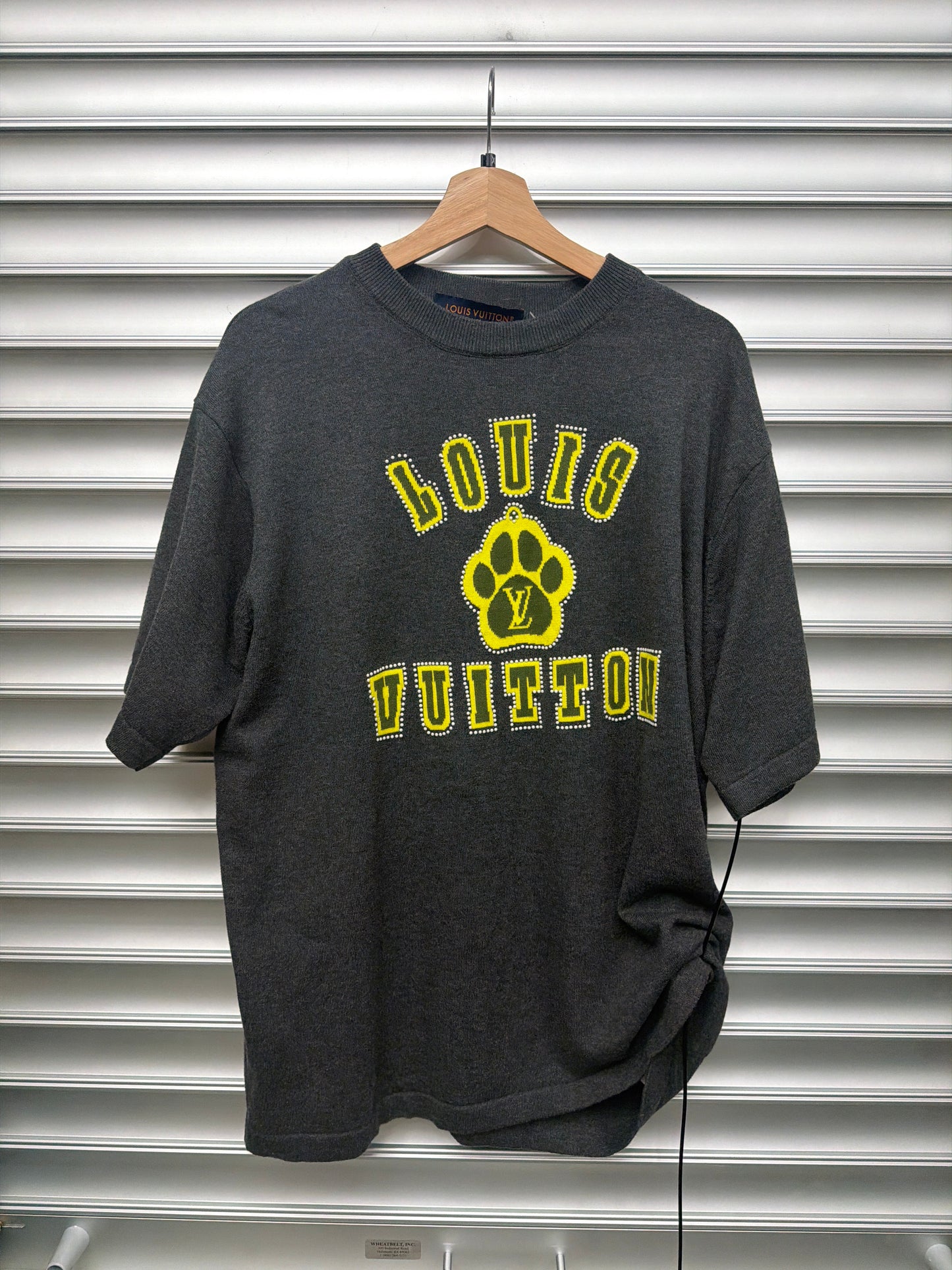 Louis Vuitton Grey Paws Yellow Sweatshirt - XL**