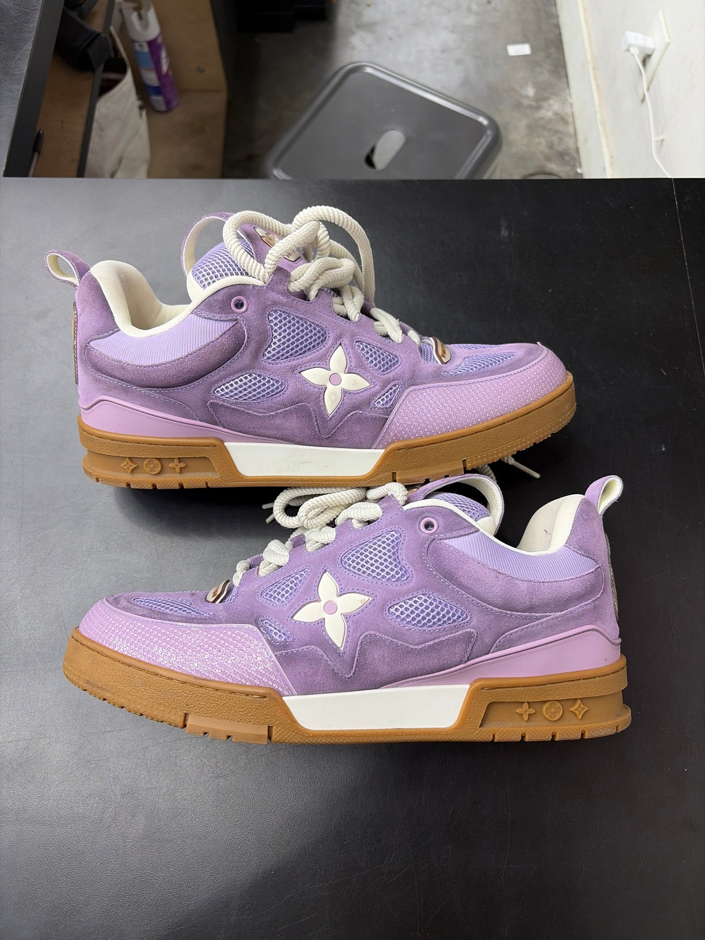 Louis Vuitton SK8 Purple Suede (U) - 13M (NB)
