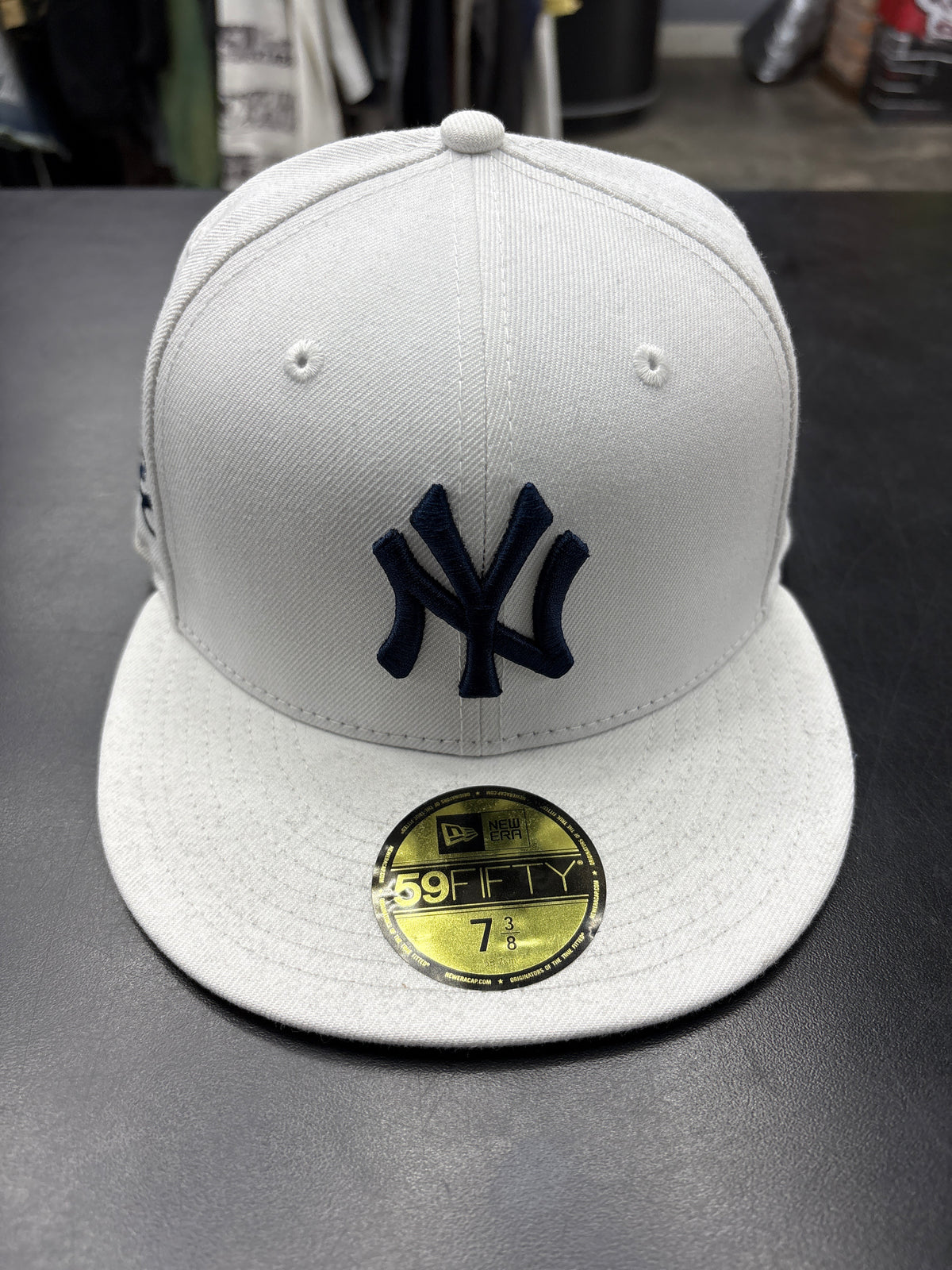 Supreme White NYC Fitted Hat**
