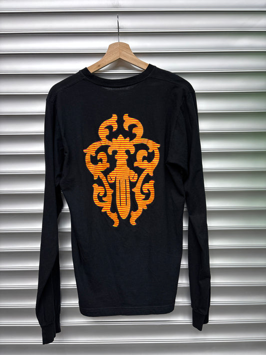 Chrome Hearts Red Yellow Stripe Dagger Long Sleeve - M