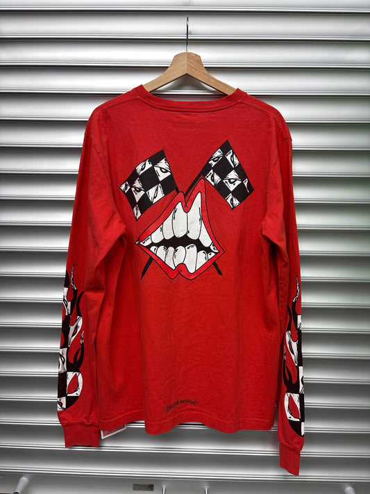 Chrome Hearts Matty Boy Red Long Sleeve - L