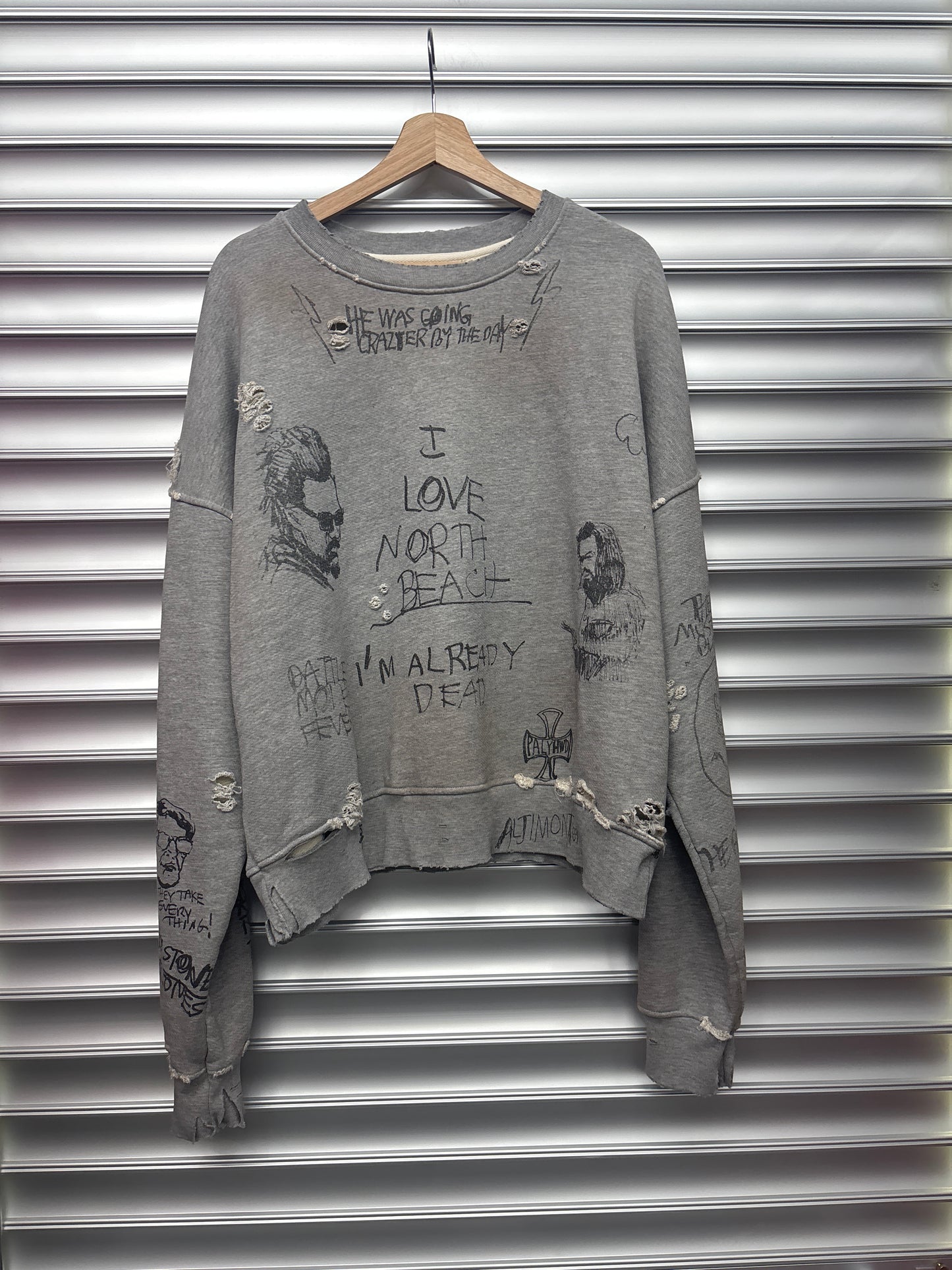 Paly Scribble Crew Neck - M/L