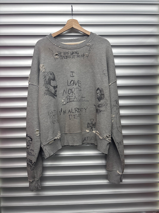 Paly Scribble Crew Neck - M/L
