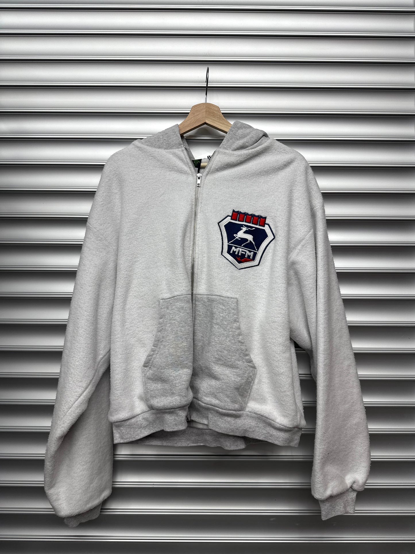 Greery Unit Murdem FM Grey Hoodie - M