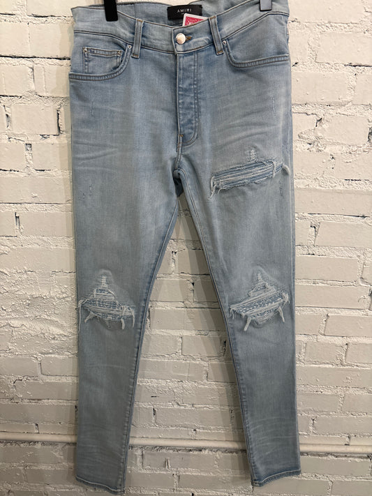 Brand New Blue Jean Patch Amiri MX1 - 30