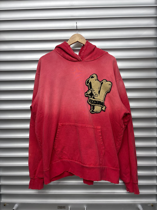 Vertabrae Red Logo Hoodie - M