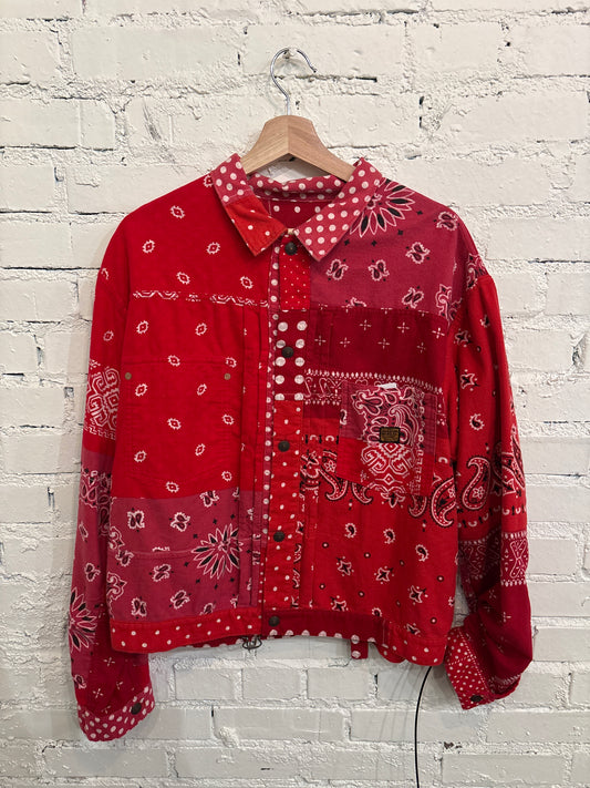 Red Kapital Reversible Bandana Shirt - 5
