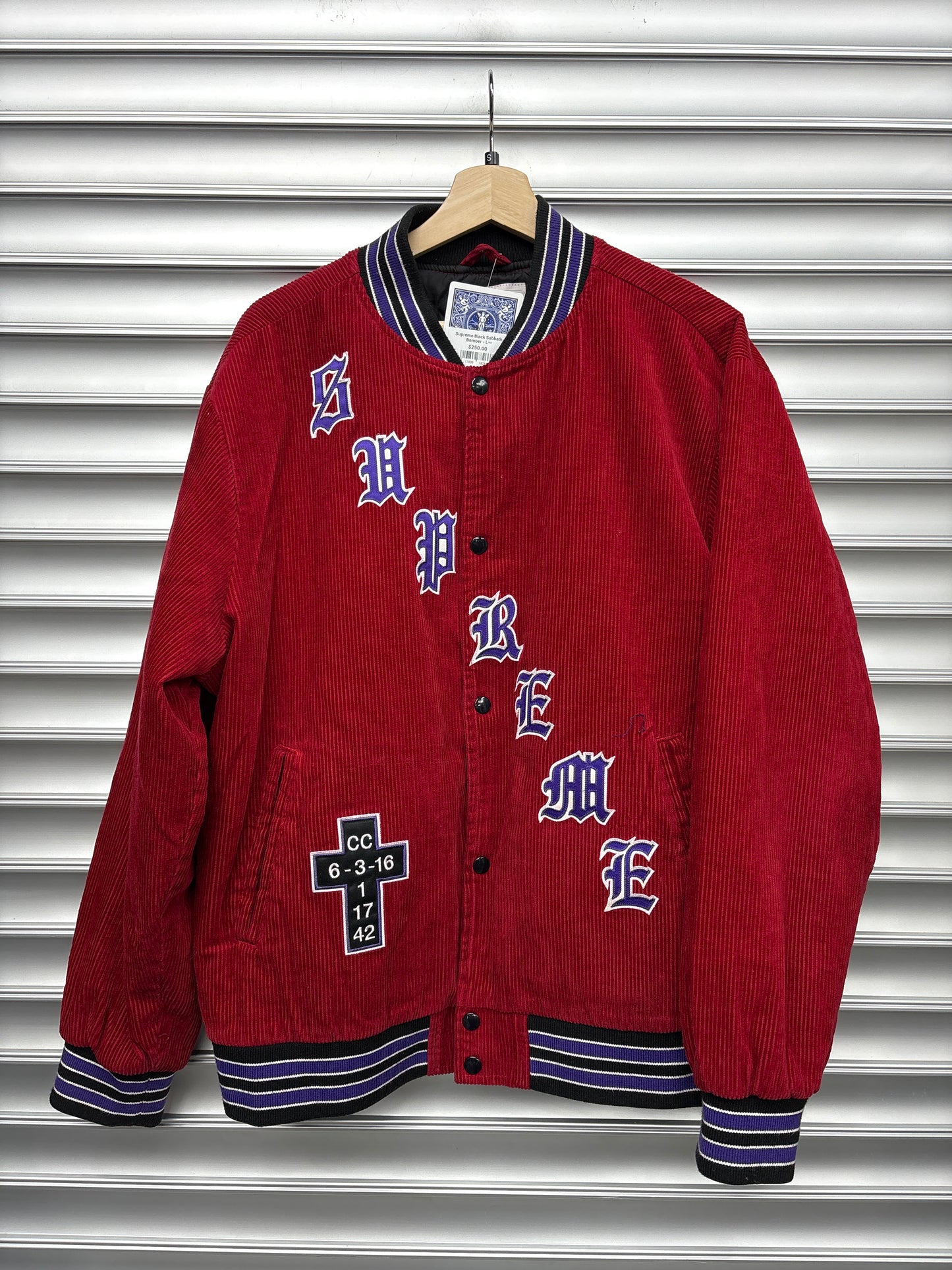 Supreme Black Sabbath Bomber - L**