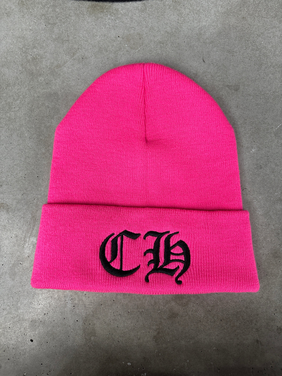 Pink Chrome Hearts Beanie **