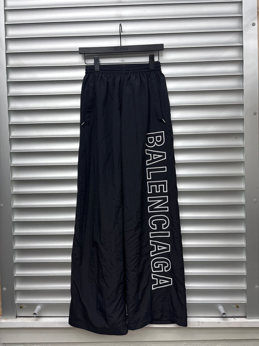 Balenciaga Spellout Swishy Pants - XXS