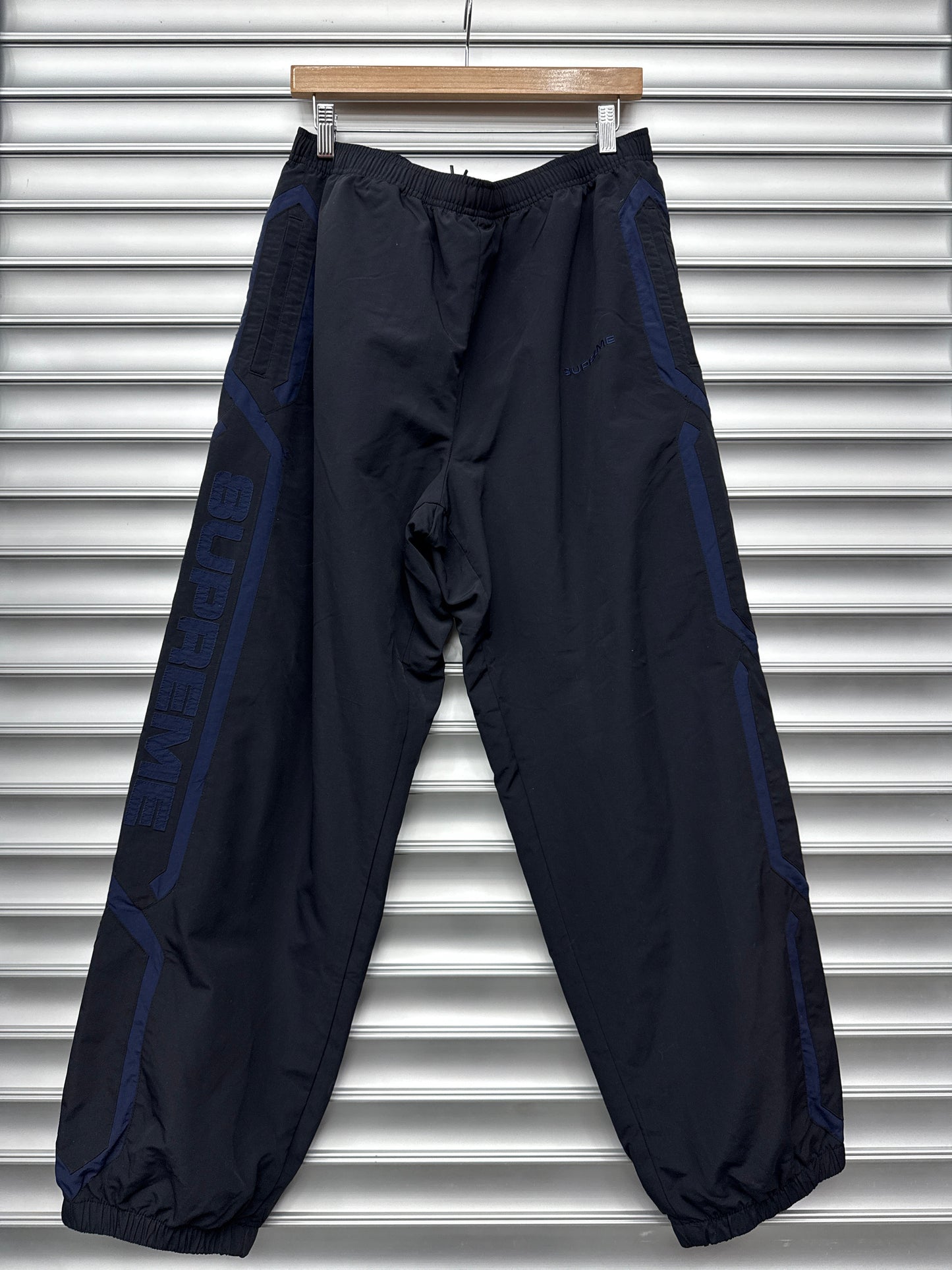 Supreme Navy Track Pants - M