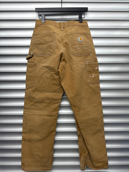 Vintage Distressed Tan Carhartt Double Knees - 29*