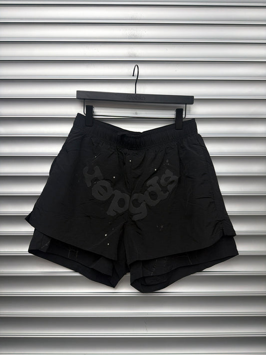 Spider Black Shorts - M