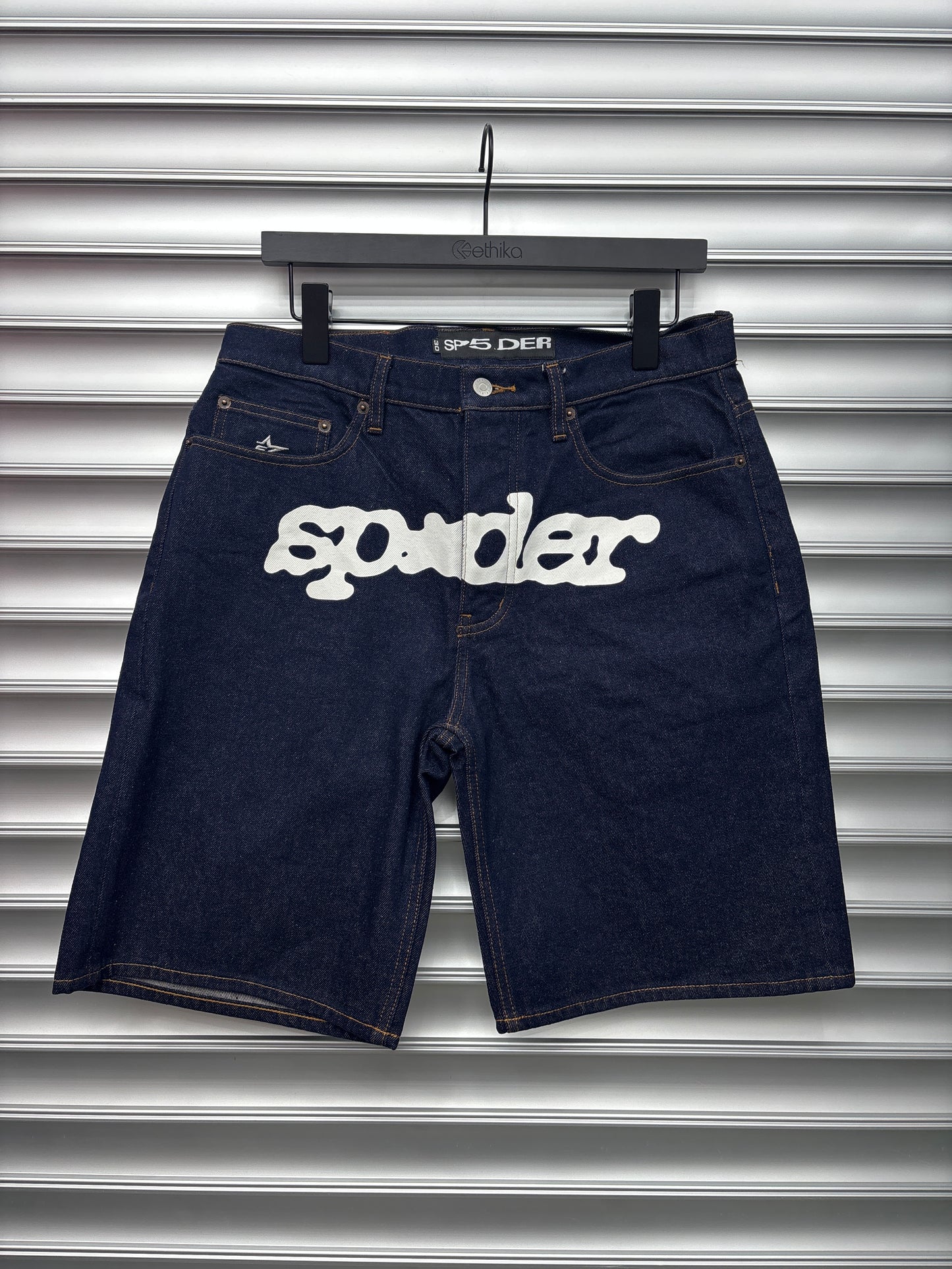 Spider Denim Shorts - 30