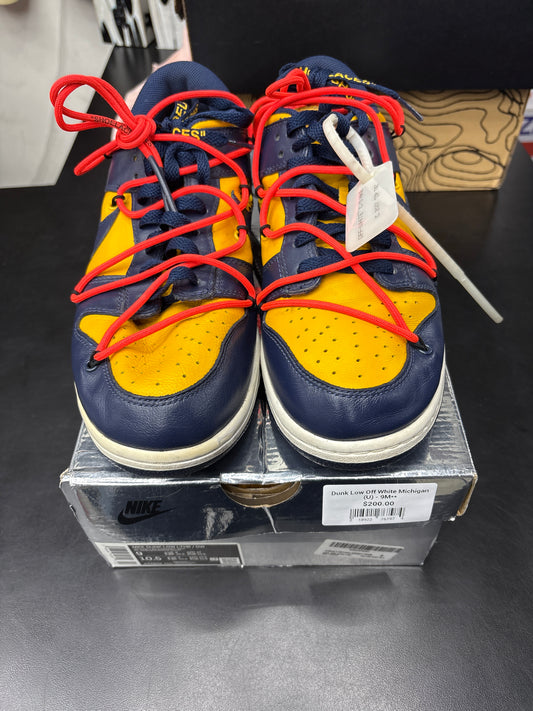 Dunk Low Off White Michigan (U) - 9M**