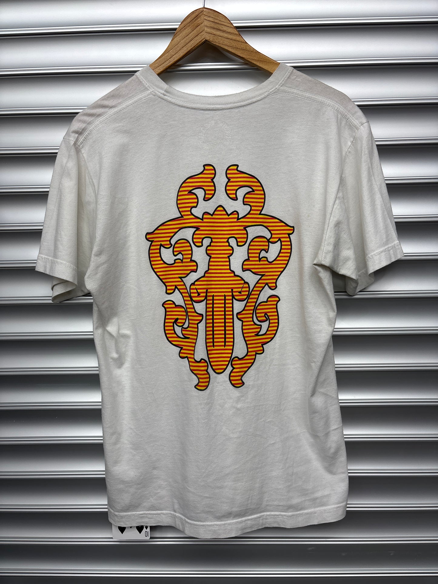 Chrome Hearts Red Yellow Dagger Tee - M