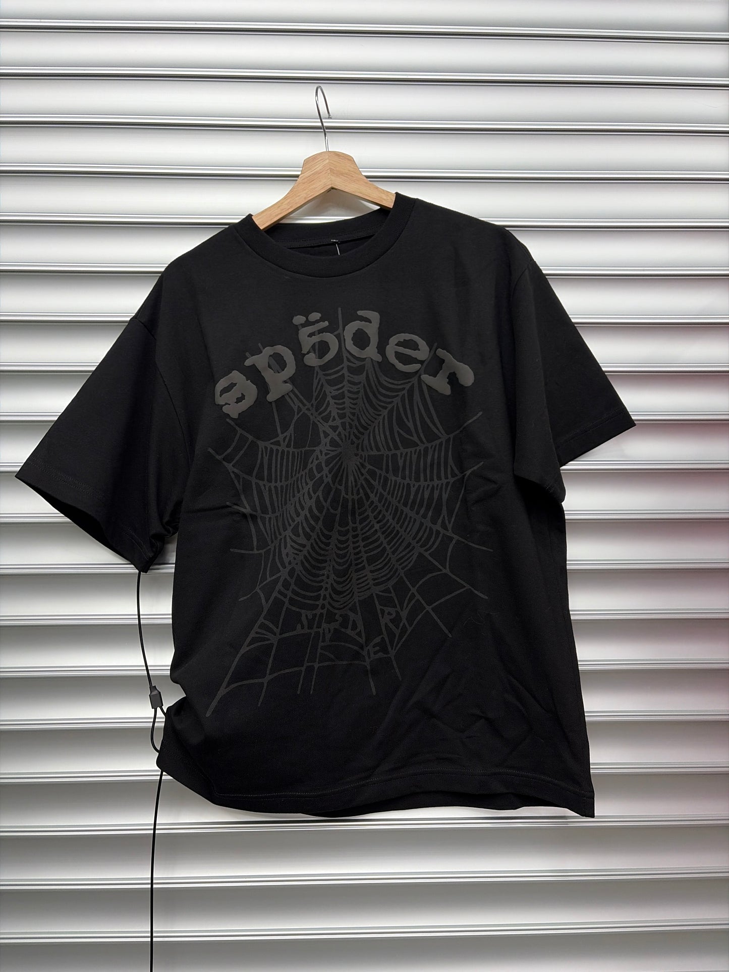 Spider Black Web Tee - M