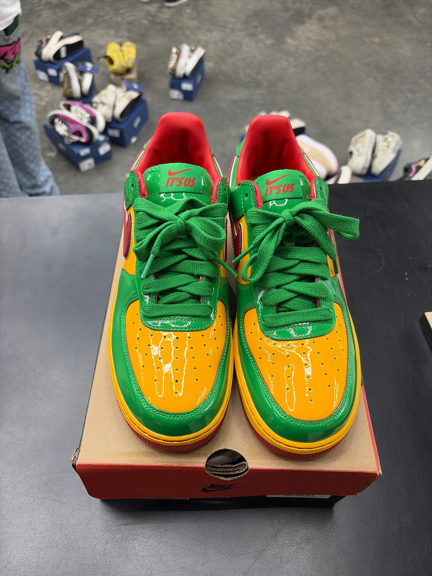 AF1 Concrete Boys Lucky Green (U) - 9.5M
