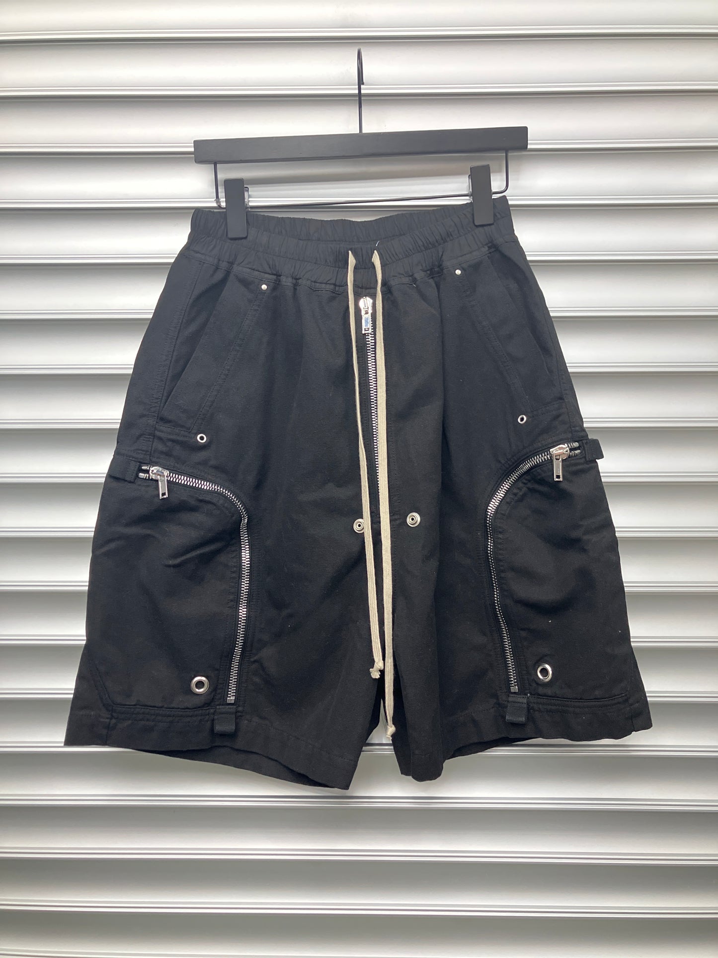 Rick Owens Bahuas Black Shorts - Small