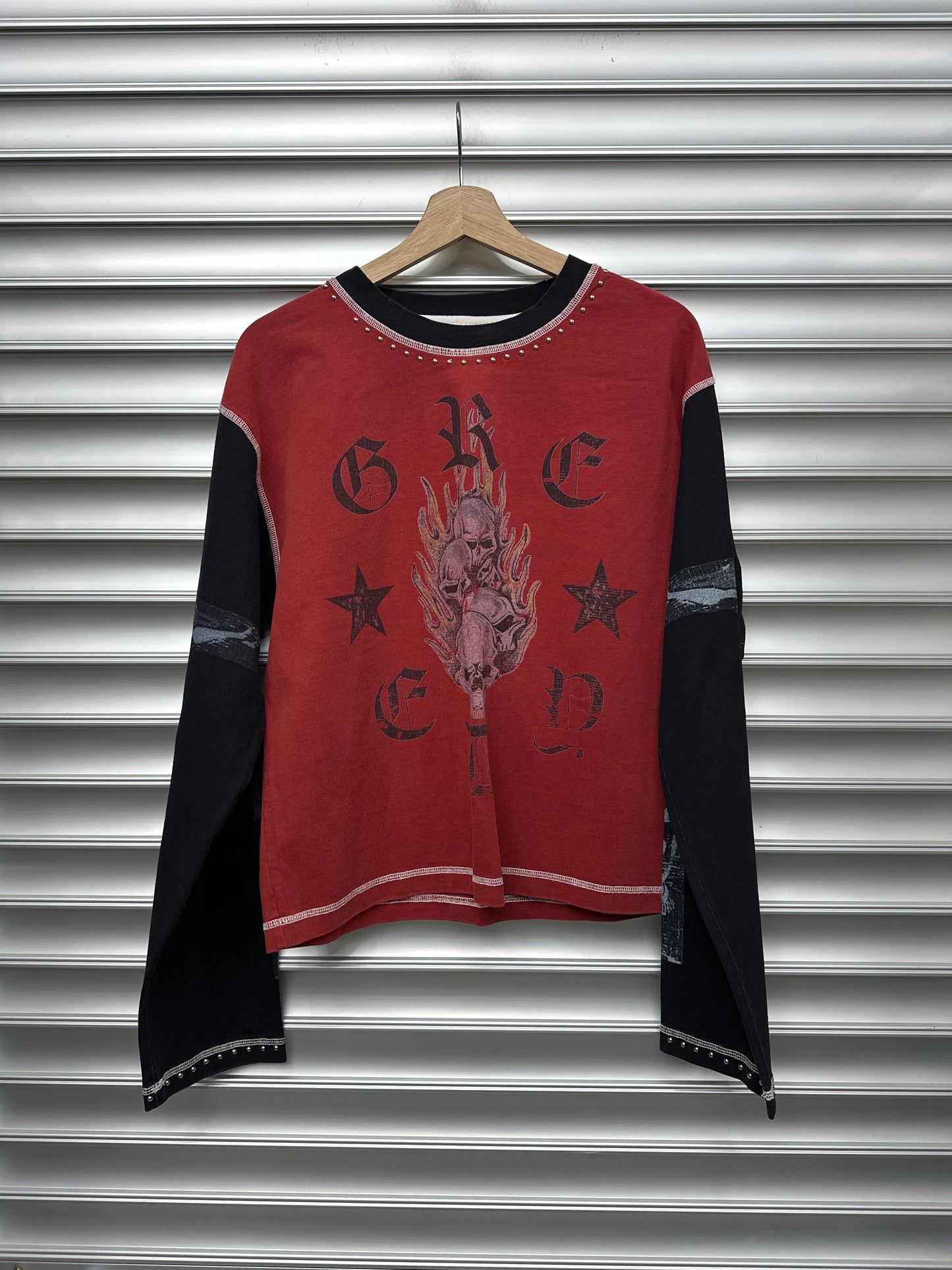 Greedy Unit Red Longsleeve - M**