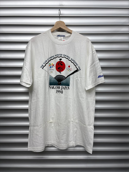 Vintage Olympic Winter Games Japan Tee - L