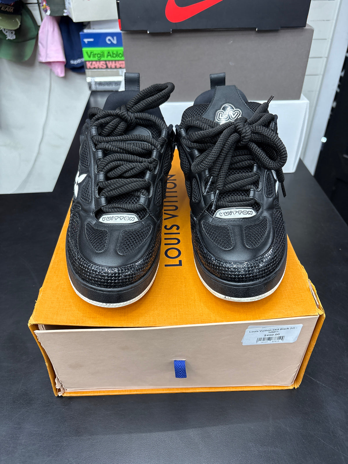 Louis Vuitton SK8 Black (U) - 10M**