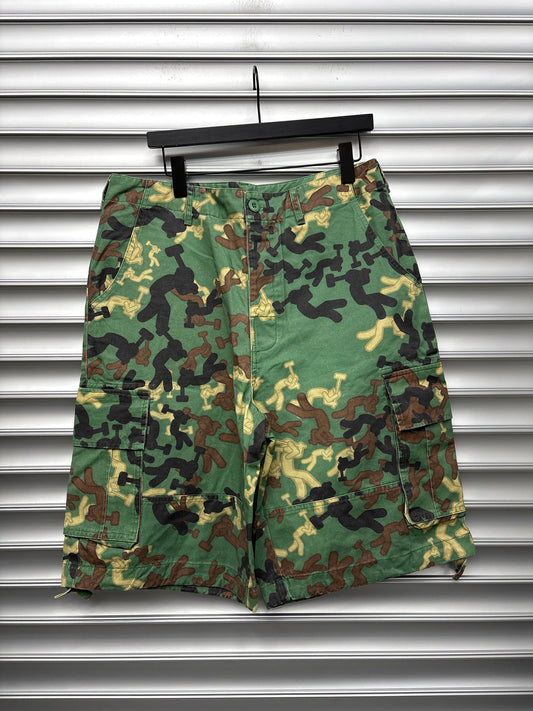 Concrete Camo Cargo Shorts - XL