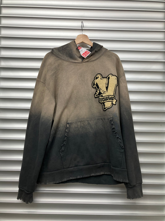 Vertabrae Faded Hoodie - L